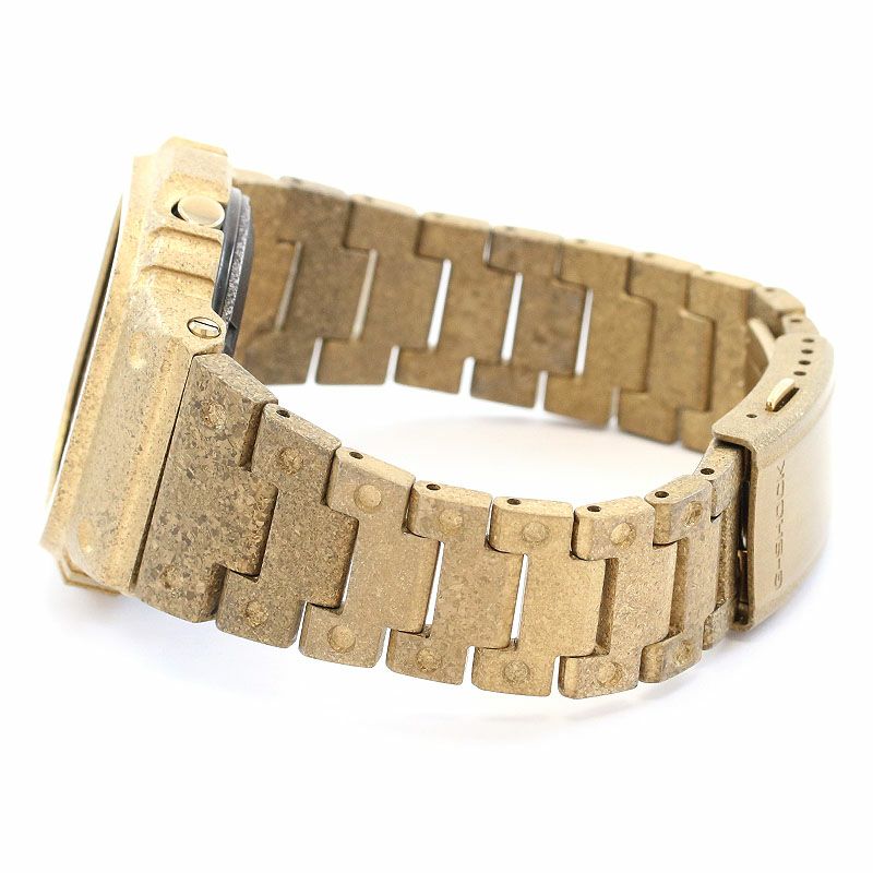 【中古】CASIO G-SHOCK 40TH ANNIVERSARY RECRYSTALLIZED SERIES カシオ Gショック フルメタル 5000シリーズ 40周年限定 GMW-B5000PG-9JR