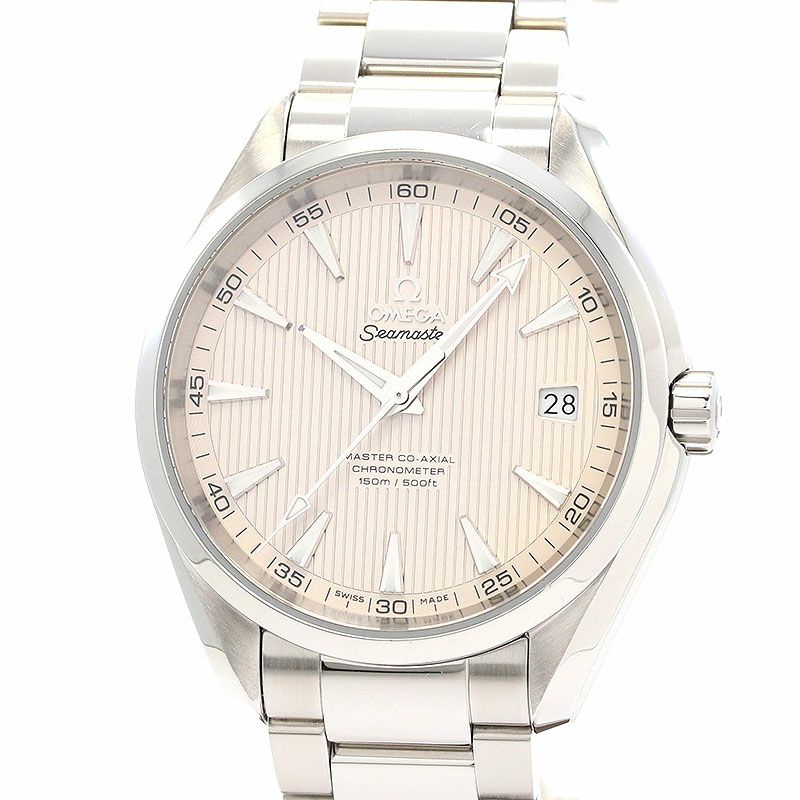 【中古】OMEGA SEAMASTER AQUA TERRA 150M MASTER CO-AXIAL 41.5MM オメガ シーマスター アクアテラ 150M マスター コーアクシャル 41.5MM 231.10.42.21.02.003