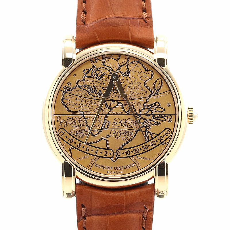 【中古】VACHERON CONSTANTIN GERARD MERCATOR DOUBLE RETROGRADE ヴァシュロン・コンスタンタン メルカトール / ゲラルドゥス・メルカトル ダブル レトログラード 「ヨーロッパ・アジア・アフリカ」エディション 43050/000J-8232
