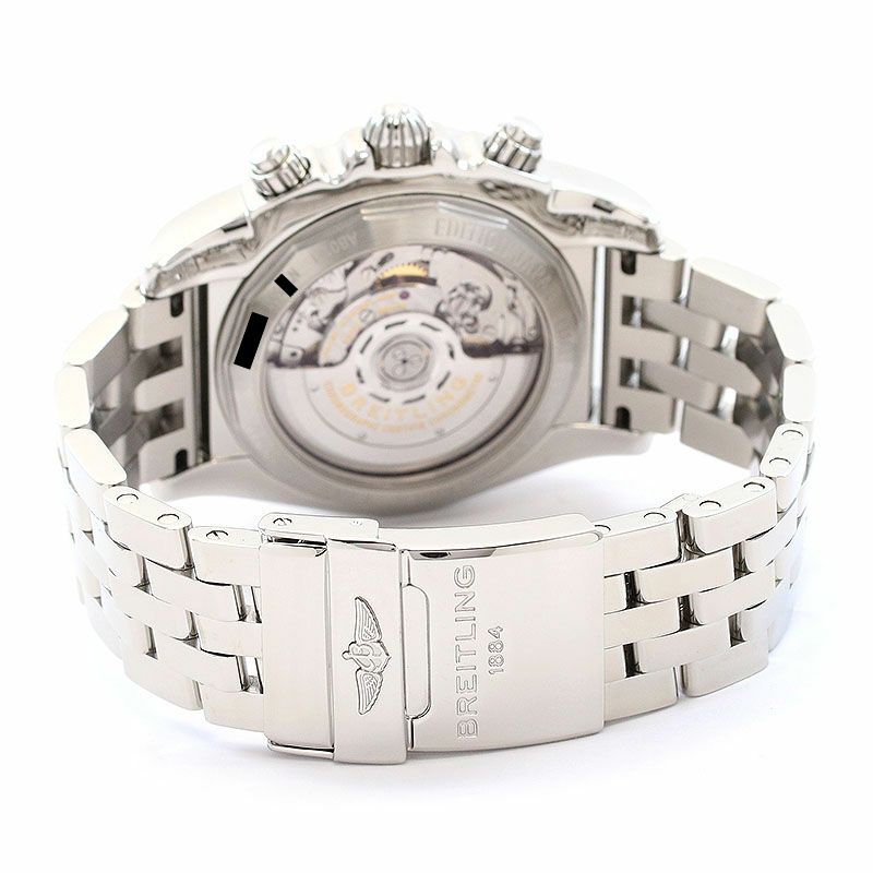 【中古】BREITLING CHRONOMAT 44 BLACK MOP JAPAN LIMITED ブライトリング クロノマット 44 ブラックMOP 日本限定 AB01111A/BF68/375A (S011BMPPA)