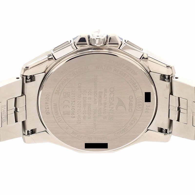 【中古】CASIO OCEANUS MANTA S6000 SERIES LMITED EDITION EDO KIRIKO GLASS カシオ オシアナス マンタ S6000シリーズ 限定モデル 江戸切子 OCW-S6000EK-1AJR