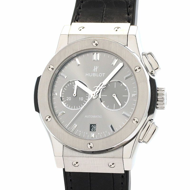 【中古】HUBLOT CLASSIC FUSION CHRONOGRAPH TITANIUM RACING GREY ウブロ クラシック・フュージョン クロノグラフ チタニウム レーシンググレー 541.NX.7070.LR