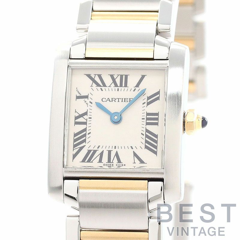 【中古】CARTIER TANK FRANCAISE SMALL MODEL カルティエ タンク フランセーズ SM W51007Q4
