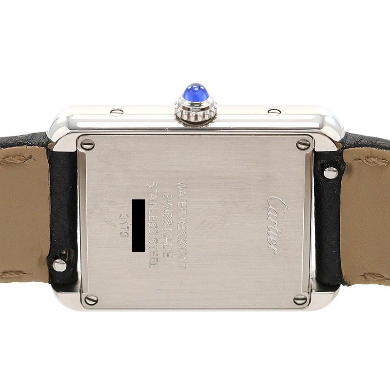 【中古】CARTIER TANK SOLO SMALL MODEL カルティエ タンク ソロSM ライトシルバー オパライン ダイアル WSTA0030