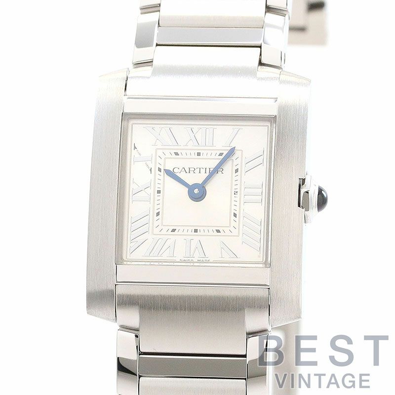【中古】CARTIER TANK FRANCAISE SMALL MODEL カルティエ タンク フランセーズ SM WSTA0065