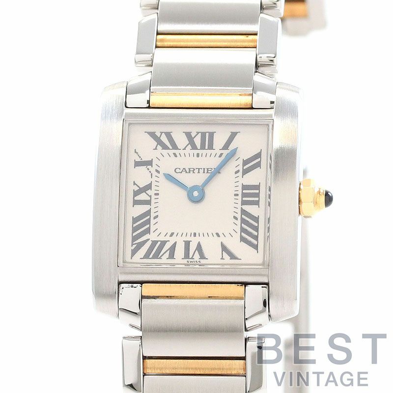 【中古】CARTIER TANK FRANCAISE SMALL MODEL カルティエ タンク フランセーズ SM W51007Q4