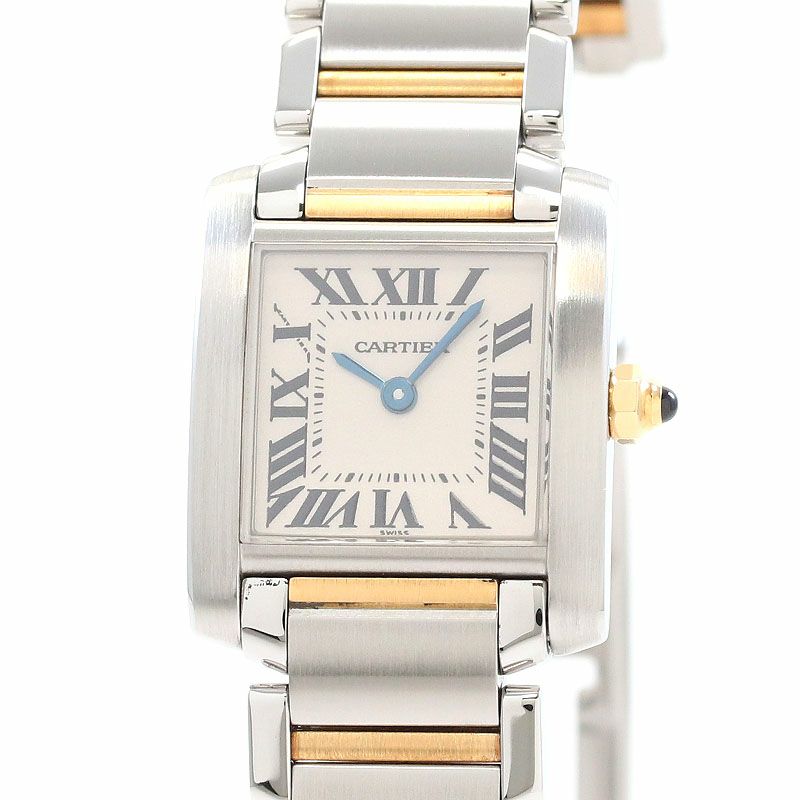 【中古】CARTIER TANK FRANCAISE SMALL MODEL カルティエ タンク フランセーズ SM W51007Q4