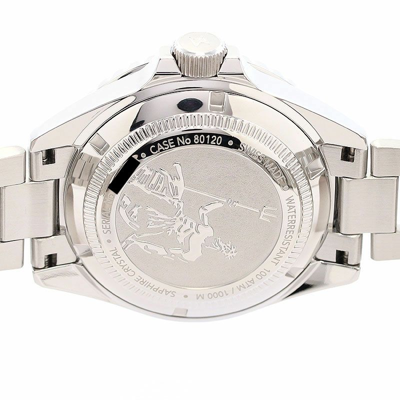 【中古】EDOX SKYDIVER NEPTUNIAN AUTOMATIC エドックス スカイダイバー ネプチュニアン オートマティック 80120-3NM-BUIDN