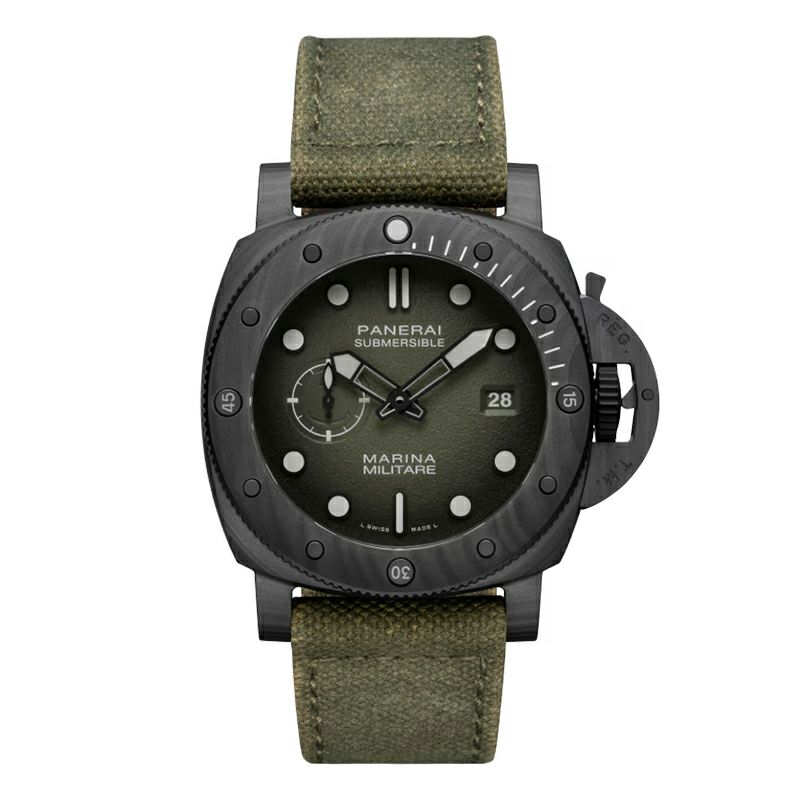 PANERAI SUBMERSIBLE MARINA MILITARE CARBOTECH&trade; パネライ サブマーシブル マリーナ ミリターレ カーボテック&trade; PAM01698