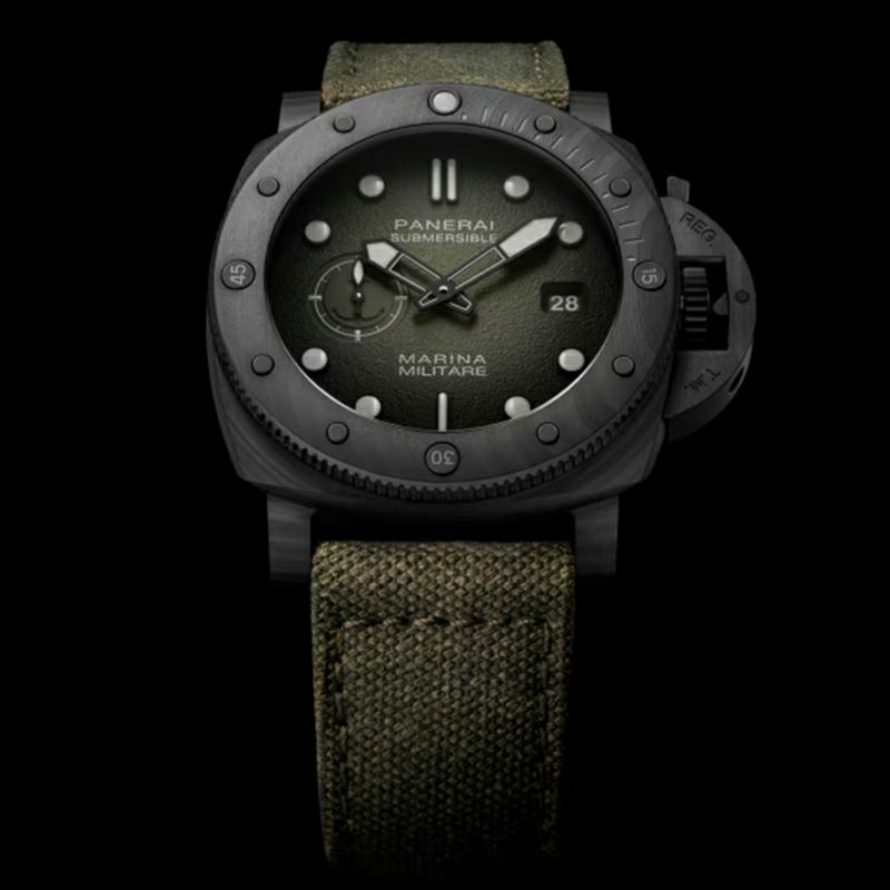 PANERAI SUBMERSIBLE MARINA MILITARE CARBOTECH&trade; パネライ サブマーシブル マリーナ ミリターレ カーボテック&trade; PAM01698