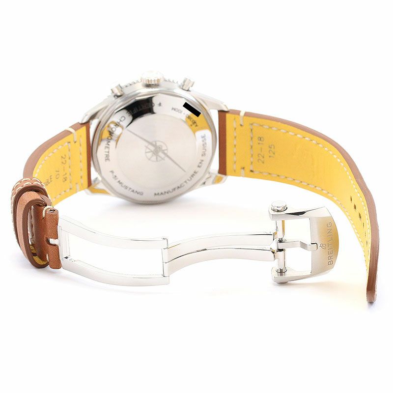 【中古】BREITLING CLASSIC AVI CHRONOGRAPH 42 P-51 MUSTANG ブライトリング クラシック アヴィ クロノグラフ 42 P-51 マスタング A233803A1B1X1