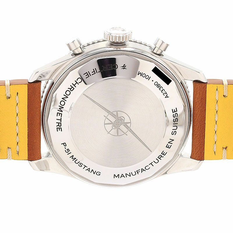 【中古】BREITLING CLASSIC AVI CHRONOGRAPH 42 P-51 MUSTANG ブライトリング クラシック アヴィ クロノグラフ 42 P-51 マスタング A233803A1B1X1