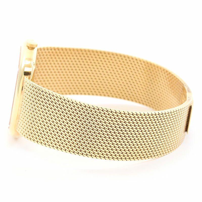 中古】PIAGET VINTAGE TRAPEZE SHAPE WATCH TIGER-EYE DIAL ピアジェ