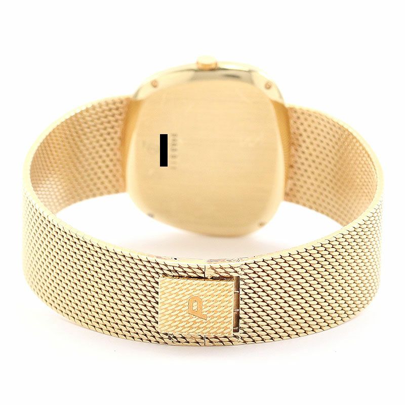 中古】PIAGET VINTAGE TRAPEZE SHAPE WATCH TIGER-EYE DIAL ピアジェ