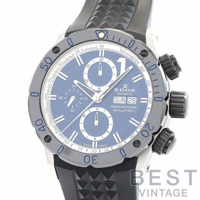 中古】EDOX CHRONOOFFSHORE-1 CHRONOGRAPH AUTOMATIC TOMIYA LIMITED