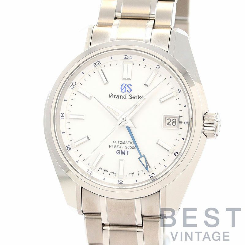 【中古】GRAND SEIKO HERITAGE COLLECTION HI-BEAT 36000 GMT 44GS 55TH ANNIVERSARY LIMITED EDITION グランドセイコー ヘリテージコレクション メカニカルハイビートGMT 44GS 55周年記念限定モデル SBGJ255 (9S86-00R0)