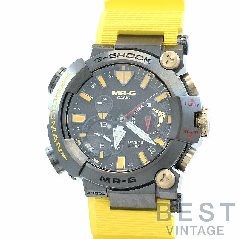 【中古】CASIO G-SHOCH MR-G FROGMAN DOUBLE ANNIVERSARY LIMITED EDITION カシオ Gショック MR-G フロッグマン ダブルアニバーサリー 限定モデル MRG-BF1000E-1A9JR