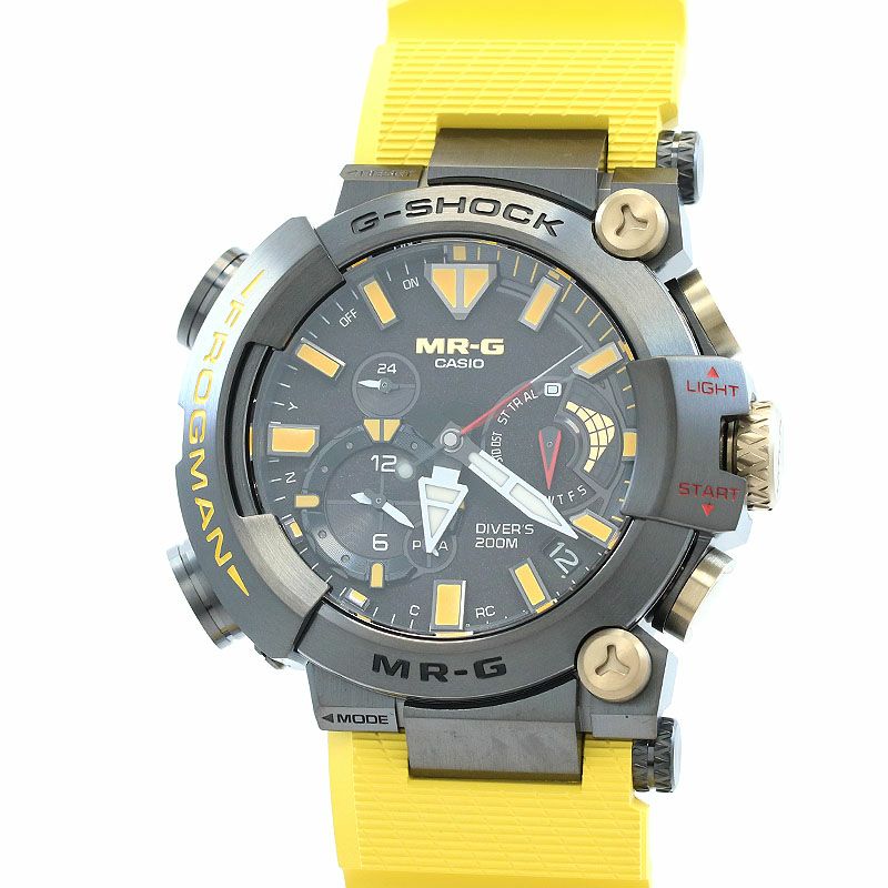 【中古】CASIO G-SHOCH MR-G FROGMAN DOUBLE ANNIVERSARY LIMITED EDITION カシオ Gショック MR-G フロッグマン ダブルアニバーサリー 限定モデル MRG-BF1000E-1A9JR