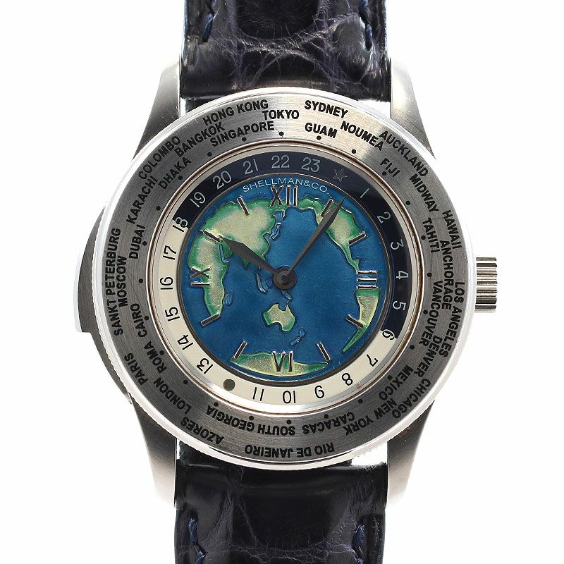 UNITE WORLD ワールドタイム時計 中古】SHELLMAN WORLD TIME MINUTE REPEATER CLOISONNE DIAL