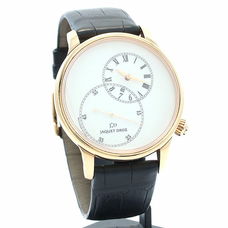 【中古】JAQUET DROZ GRANDE SECONDE 43 DECENTREE IVORY ENAMEL ジャケ・ドロー グラン・セコンド 43 オフセンタード アイボリーエナメル J006033200