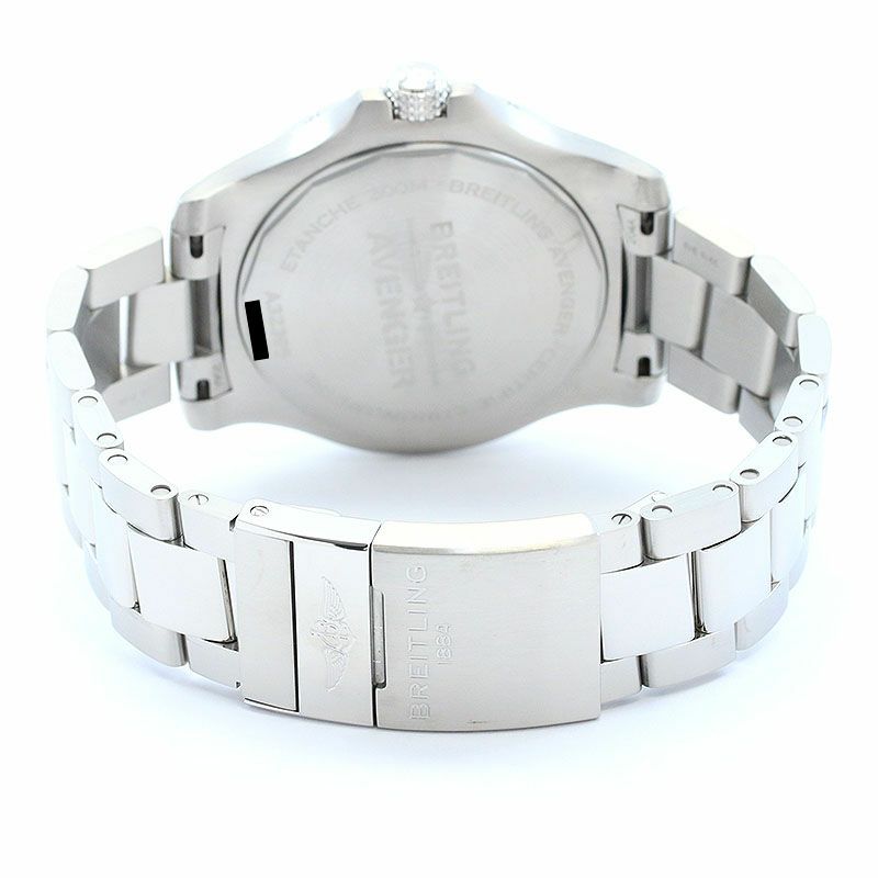 【中古】BREITLING AVENGER AUTOMATIC GMT 45 ブライトリング アベンジャー オートマチック GMT 45 A32395101C1A1