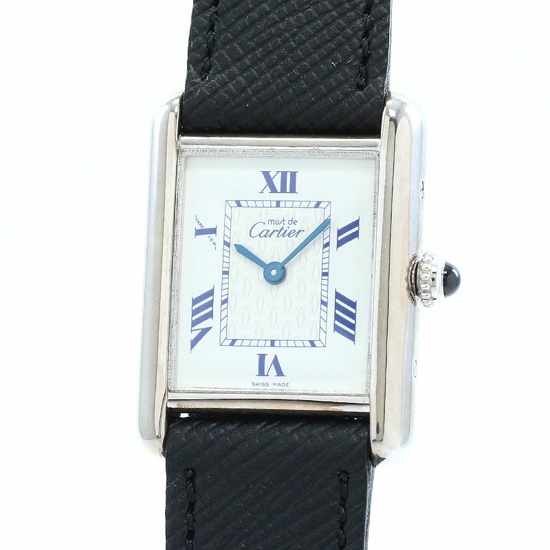 【中古】CARTIER MUST TANK SMALL MODEL カルティエ マストタンク SM W1014054