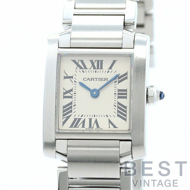 【中古】CARTIER TANK FRANCAISE SMALL MODEL カルティエ タンク フランセーズ SM W51008Q3