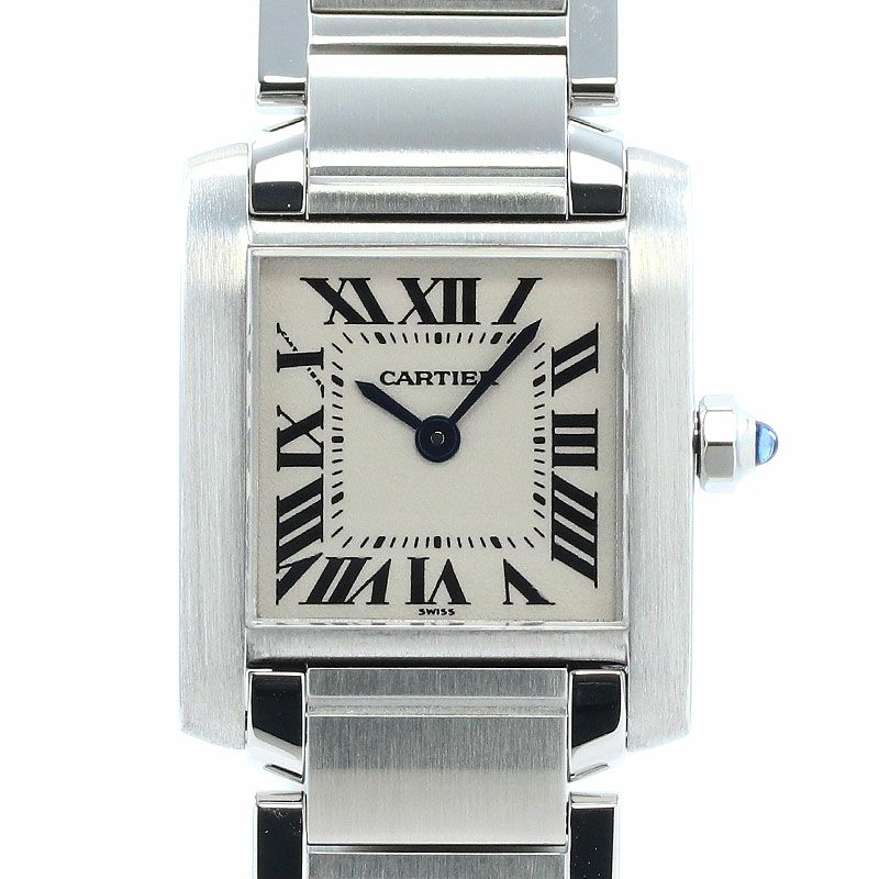【中古】CARTIER TANK FRANCAISE SMALL MODEL カルティエ タンク フランセーズ SM W51008Q3