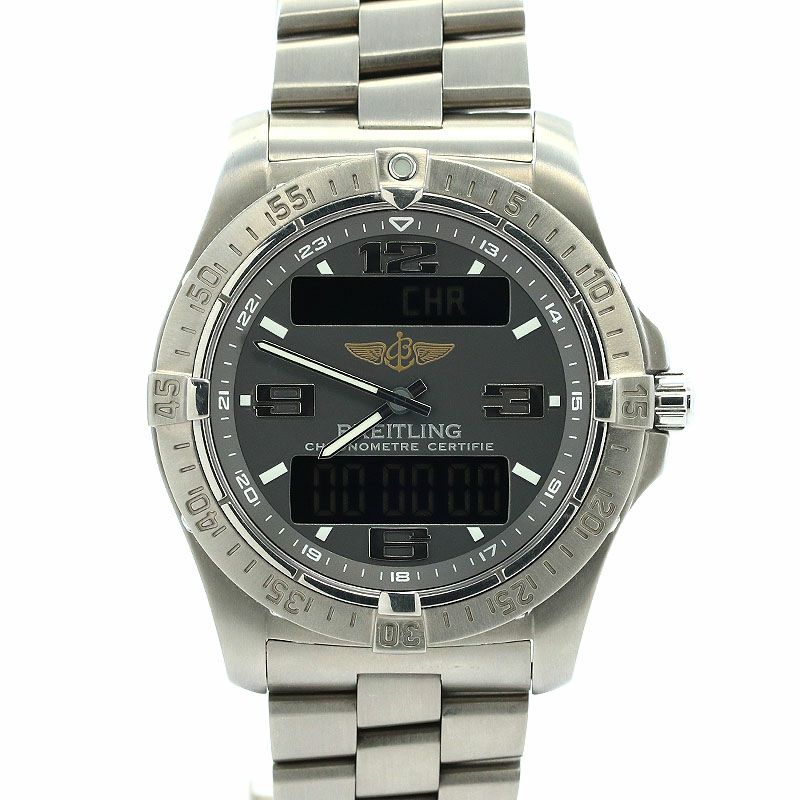 【中古】BREITLING AEROSPACE / AEROSPACE AVANTAGE ブライトリング エアロスペース / エアロスペース アヴァンタージュ E7936210/M513/130E (E792M13PRT)