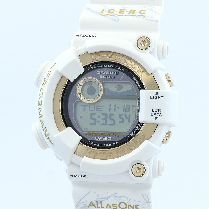 【中古】CASIO MASTER OF G - SEA FROGMAN ICERC JAPAN COLLABORATION 2024 カシオ Gショック マスター・オブ・G - SEA フロッグマン イルカクジラモデル30周年記念モデル GW-8201K-7JR