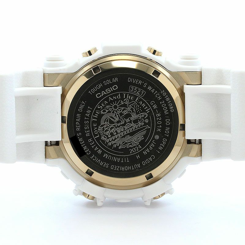 【中古】CASIO MASTER OF G - SEA FROGMAN ICERC JAPAN COLLABORATION 2024 カシオ Gショック マスター・オブ・G - SEA フロッグマン イルカクジラモデル30周年記念モデル GW-8201K-7JR