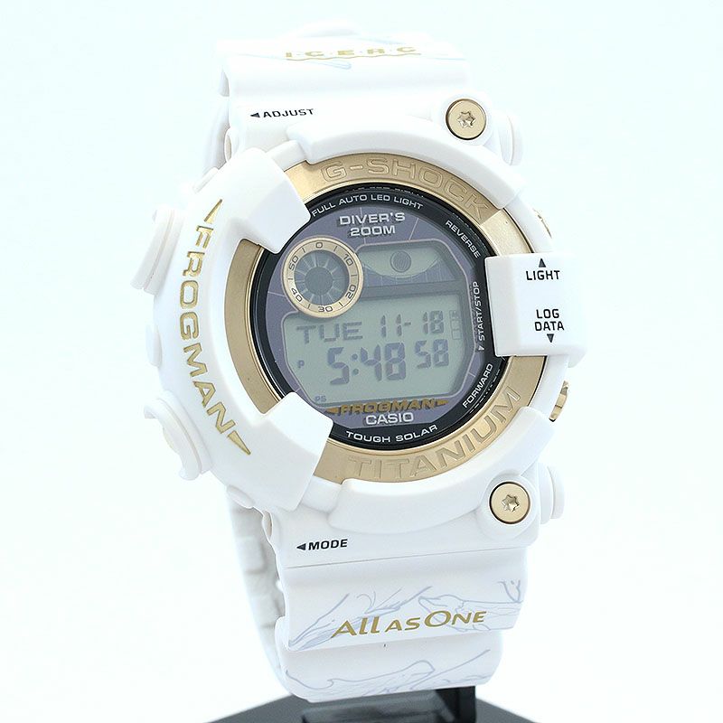 【中古】CASIO MASTER OF G - SEA FROGMAN ICERC JAPAN COLLABORATION 2024 カシオ Gショック マスター・オブ・G - SEA フロッグマン イルカクジラモデル30周年記念モデル GW-8201K-7JR