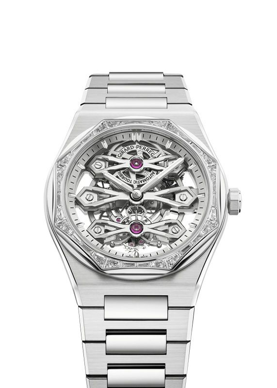 GIRARD-PERREGAUX LAUREATO THREE GOLD BRIDGE ジラール・ペルゴ ロレアート スリー・ゴールド ブリッジ 99112-58S3451-1CM