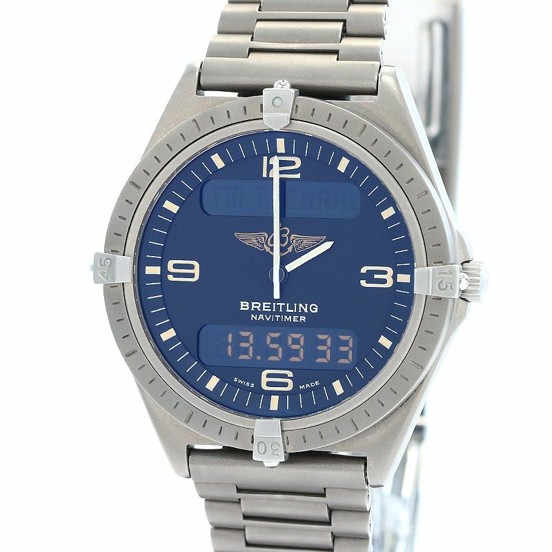 【中古】BREITLING AEROSPACE ブライトリング エアロスペース E56059 (80360)
