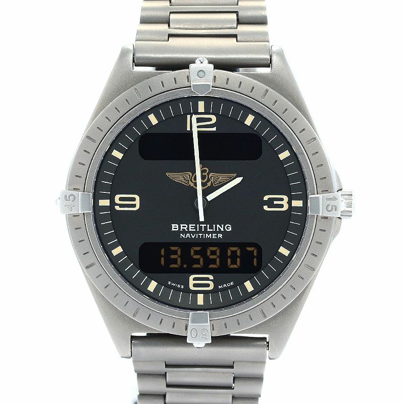 【中古】BREITLING AEROSPACE ブライトリング エアロスペース E56059 (80360)
