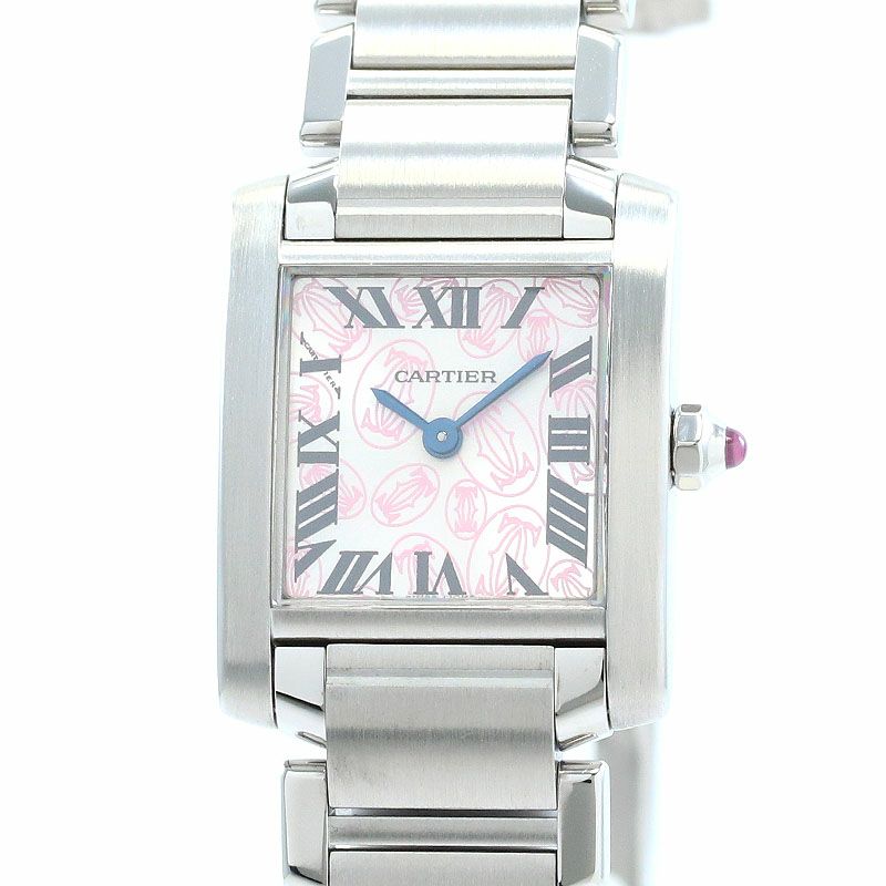 【中古】CARTIER TANK FRANCAISE SMALL MODEL 2006 CHRISTMAS LIMITED カルティエ タンク フランセーズ SM 2006年 クリスマス限定モデル W51031Q3