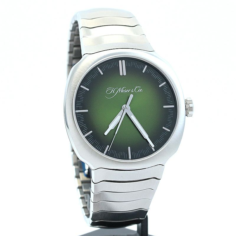 中古】H.MOSER STREAMLINER CENTRE SECONDS MATRIX GREEN FUME H