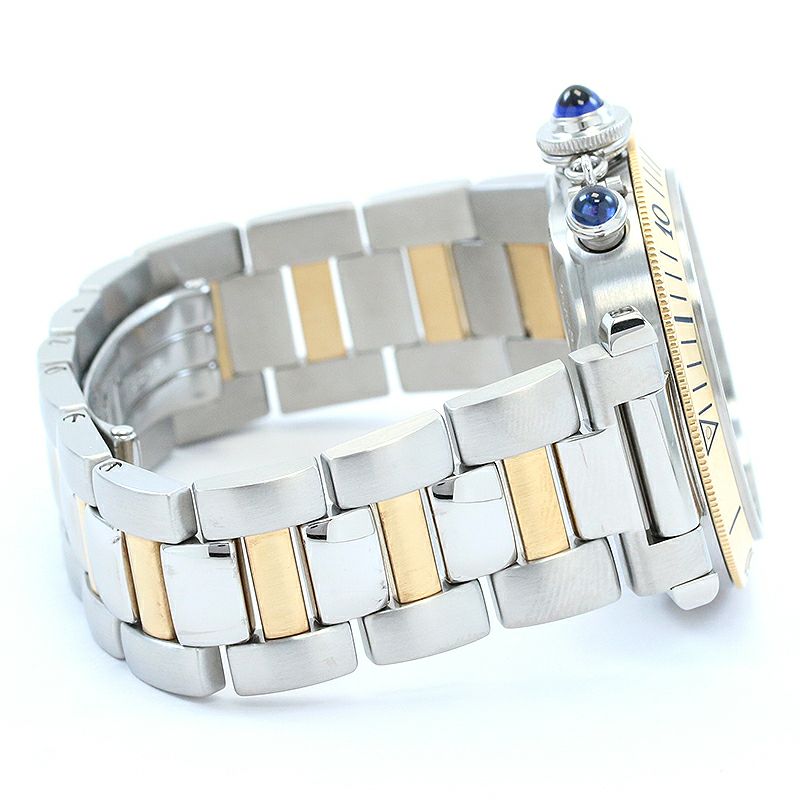 中古】CARTIER PASHA DE CARTIER PLONGEUR CHRONOGRAPH カルティエ