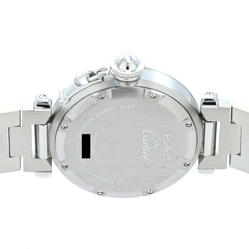 中古】CARTIER PASHA C DE CARTIER 35MM BIG DATE カルティエ パシャC
