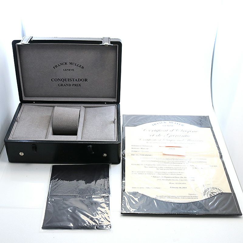 中古】FRANCK MULLER CONQUISTADOR GRAND PRIX ERGAL フランク