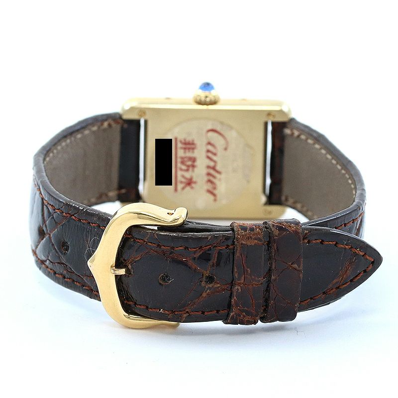 【中古】CARTIER MUST TANK SMALL MODEL VERMEIL カルティエ マスト タンク SM ヴェルメイユ W1003153