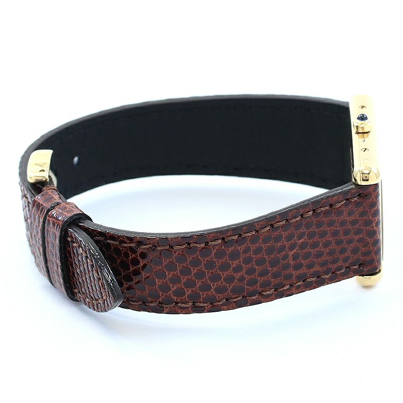 【中古】CARTIER MUST TANK LARGE MODEL VERMEIL カルティエ マスト タンク LM ヴェルメイユ 83919723 (6 81006)