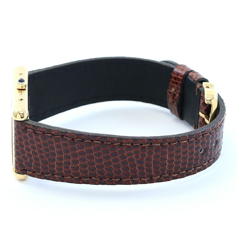 【中古】CARTIER MUST TANK LARGE MODEL VERMEIL カルティエ マスト タンク LM ヴェルメイユ 83919723 (6 81006)