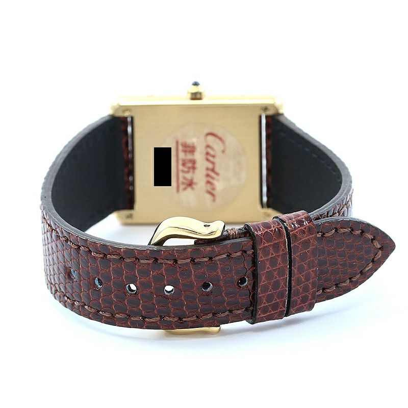 【中古】CARTIER MUST TANK LARGE MODEL VERMEIL カルティエ マスト タンク LM ヴェルメイユ 83919723 (6 81006)