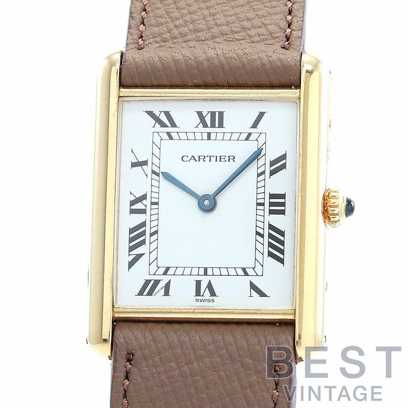 【中古】CARTIER TANK LOUIS CARTIER LARGE MODEL カルティエ タンク ルイ カルティエ LM 83717753 (881052)