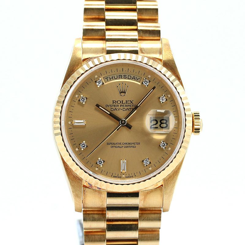 【中古】ROLEX OYSTER PERPETUAL DAY-DATE 36 ロレックス オイスターパーペチュアル デイデイト 36 18238A