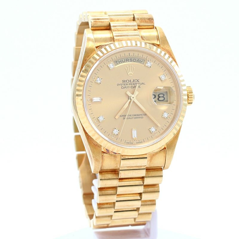 【中古】ROLEX OYSTER PERPETUAL DAY-DATE 36 ロレックス オイスターパーペチュアル デイデイト 36 18238A