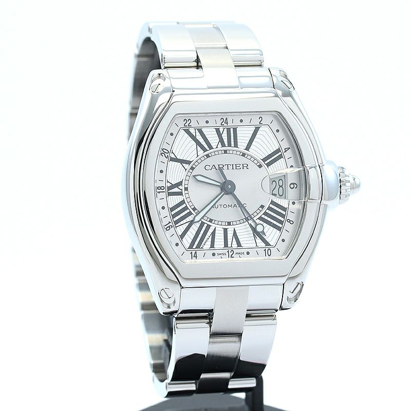 中古】CARTIER ROADSTER DE CARTIER EXTRA-LARGE MODEL GMT カルティエ