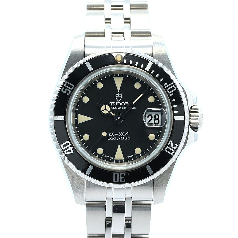 稼動品　TUDOR オイスタープリンセス ブラックダイヤル　レディース TUDOR PRINCESS OYSTERDATE Ref.7576 – TIMEANAGRAM