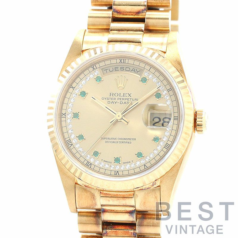 【中古】ROLEX OYSTER PERPETUAL DAY-DATE 36 ロレックス オイスターパーペチュアル デイデイト 36 18238LE